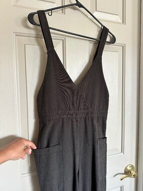 LONGWAY 100% Cotton Black Jumpsuit Ethically made in Peru